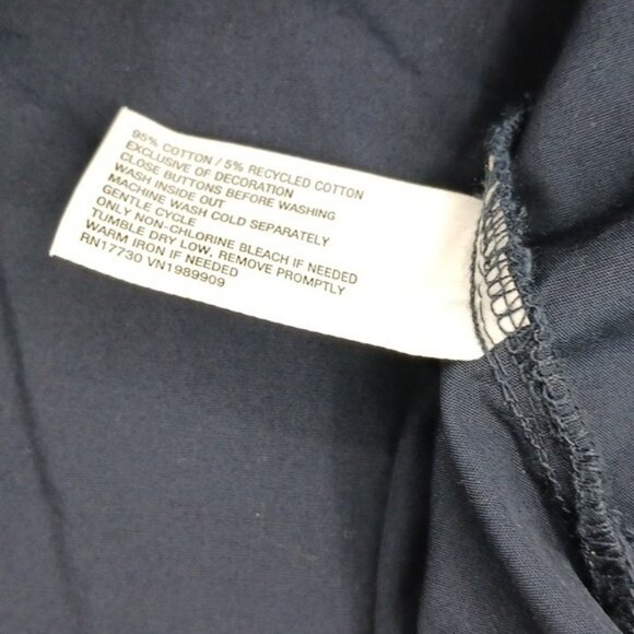 Goodfellow & Co Button Up Shirt Mens Size S Short Sleeve Embroidered Vacay - Picture 6 of 7